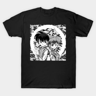 ranma and ranma the martial artist in bender gender T-Shirt